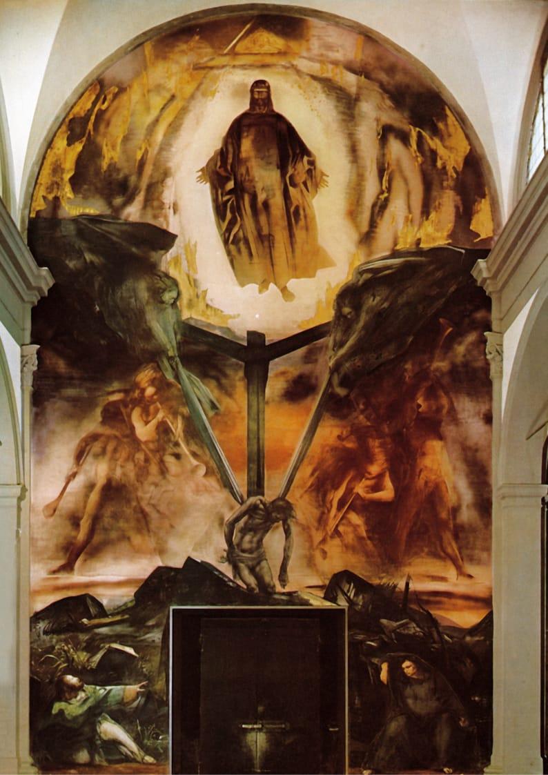 Resurrezione e Deposizione di Cristo · Annigoni, Pieve di San Michele Arcangelo, Ponte Buggianese